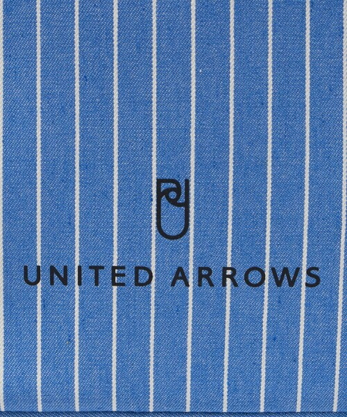 UNITED ARROWS(ユナイテッドアローズ)の「ストライプ ボックス型 トートバッグ M(トートバッグ・レディース・ブラック/ライトブルー・FREE)」の17枚目の写真