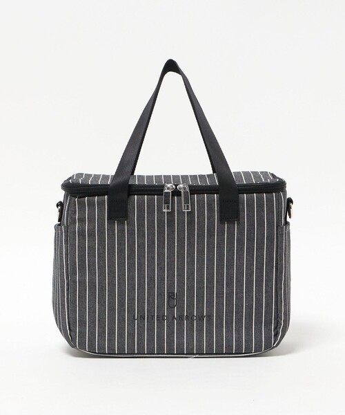 UNITED ARROWS(ユナイテッドアローズ)の「ストライプ ボックス型 トートバッグ M(トートバッグ・レディース・ブラック/ライトブルー・FREE)」の19枚目の写真