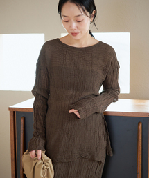 plage | LES ATELIERS FRANCAIS DE CONFECTION 別注 SLIT ブラウス(シャツ/ブラウス)