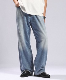 Vintage Denim Buggy Straight Pants / ヴィンテージライク/デニムバギーパンツ