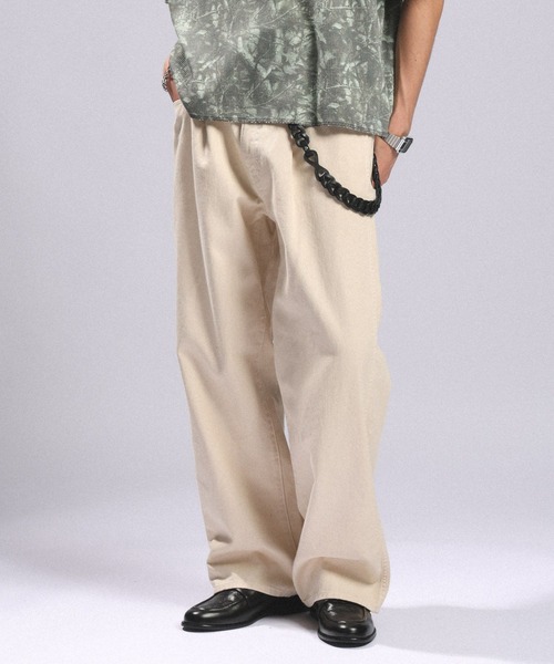 RAGEBLUE(レイジブルー)の「Vintage Denim Buggy Straight Pants / ヴィンテージライク/デニムバギーパンツ(デニムパンツ・メンズ・ブラウン/オフホワイト/ブルー/ダークグレー・LARGE/SMALL/MEDIUM)」の9枚目の写真