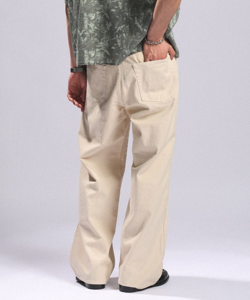 RAGEBLUE(レイジブルー)の「Vintage Denim Buggy Straight Pants / ヴィンテージライク/デニムバギーパンツ(デニムパンツ・メンズ・ブラウン/オフホワイト/ブルー/ダークグレー・LARGE/SMALL/MEDIUM)」の11枚目の写真