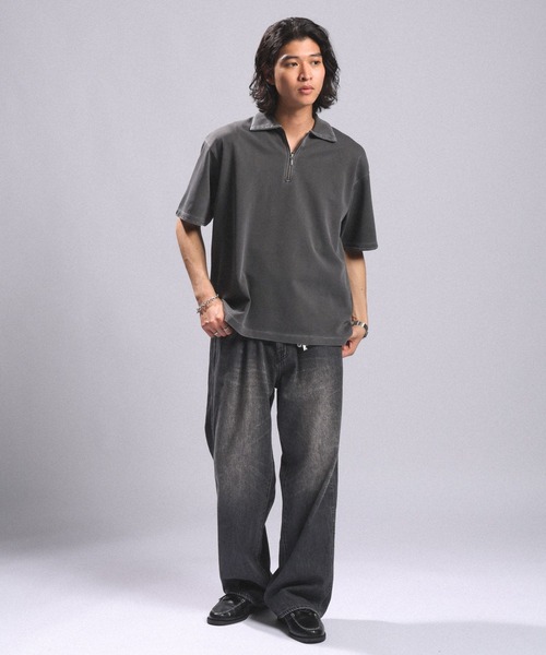 RAGEBLUE(レイジブルー)の「Vintage Denim Buggy Straight Pants / ヴィンテージライク/デニムバギーパンツ(デニムパンツ・メンズ・ブラウン/オフホワイト/ブルー/ダークグレー・LARGE/SMALL/MEDIUM)」の12枚目の写真