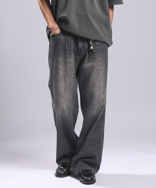 Vintage Denim Buggy Straight Pants / ヴィンテージライク/デニム