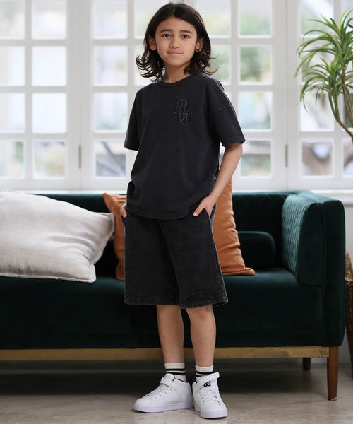 DC(ディーシー)の「DC/ディーシー キッズ 半袖 Tシャツ バックプリント ペイズリー柄 YST262505(Tシャツ/カットソー・キッズ・ブラック/グレイッシュベージュ・100cm/110cm/120cm/130cm/140cm/150cm/160cm)」の5枚目の写真