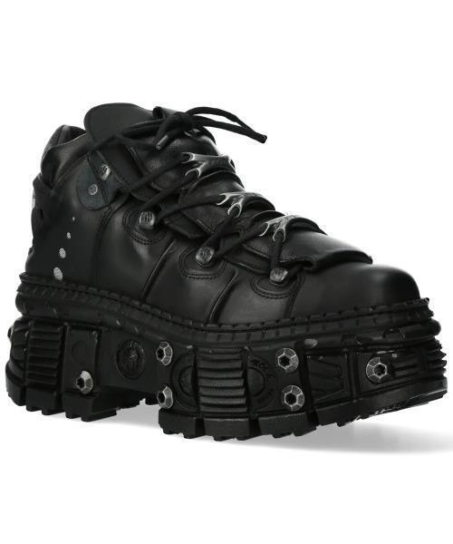 NEW ROCK(ニューロック)の「NEW ROCK/ニューロック/M-WALL106-S25(ブーツ・メンズ・ブラック・43/41/42)」の1枚目の写真