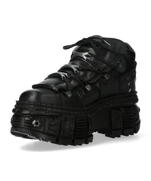 NEW ROCK(ニューロック)の「NEW ROCK/ニューロック/M-WALL106-S25(ブーツ・メンズ・ブラック・43/41/42)」の7枚目の写真