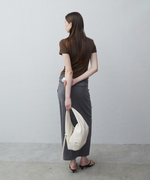 Rohwel（ローウェル）の「Moon Curve Shoulder Bag / ムーンカーブショルダーバッグ（ショルダーバッグ・レディース・ホワイト/ピンク/ブラック・FREE）」の16枚目の写真