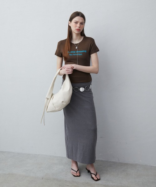 Rohwel（ローウェル）の「Moon Curve Shoulder Bag / ムーンカーブショルダーバッグ（ショルダーバッグ・レディース・ホワイト/ピンク/ブラック・FREE）」の14枚目の写真