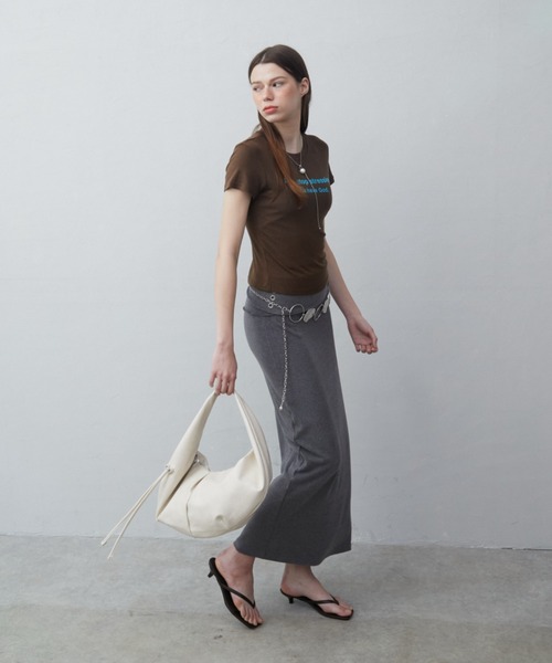 Rohwel（ローウェル）の「Moon Curve Shoulder Bag / ムーンカーブショルダーバッグ（ショルダーバッグ・レディース・ホワイト/ピンク/ブラック・FREE）」の15枚目の写真