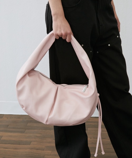 Rohwel（ローウェル）の「Moon Curve Shoulder Bag / ムーンカーブショルダーバッグ（ショルダーバッグ・レディース・ホワイト/ピンク/ブラック・FREE）」の18枚目の写真