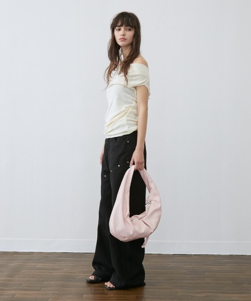 Rohwel（ローウェル）の「Moon Curve Shoulder Bag / ムーンカーブショルダーバッグ（ショルダーバッグ・レディース・ホワイト/ピンク/ブラック・FREE）」の21枚目の写真