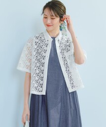 23区 | ラッセルレース レギュラーカラー シャツ(シャツ/ブラウス)