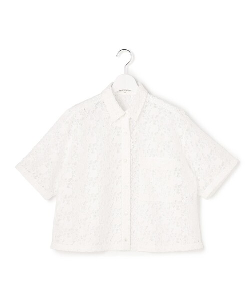23区(ニジュウサンク)の「ラッセルレース レギュラーカラー シャツ(シャツ/ブラウス・レディース・ホワイト系/ブラック系・38)」の15枚目の写真