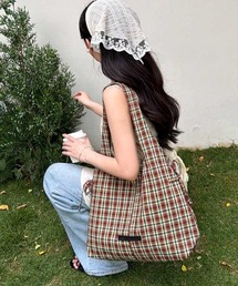 mebole（メボレ）の「Daily Check Tote Bag（トートバッグ）」