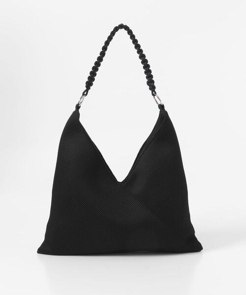 URBAN RESEARCH Sonny Label（アーバンリサーチサニーレーベル）の「メッシュトライアングルバッグ（トートバッグ・レディース・ブラック/グレー/ネイビー・ONE）」の6枚目の写真