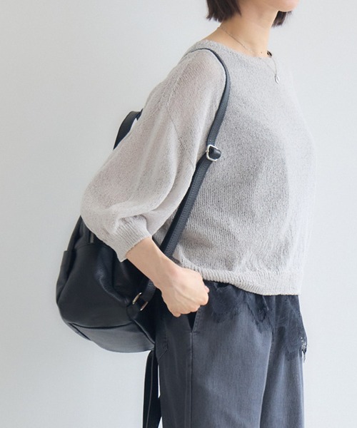 KATHARINE ROSS（キャサリンロス）の「【KATHARINE ROSS】【MILLELA FIRENZE】レザーリュック（バックパック/リュック・レディース・ブラック/ベージュ・MEDIUM）」の9枚目の写真