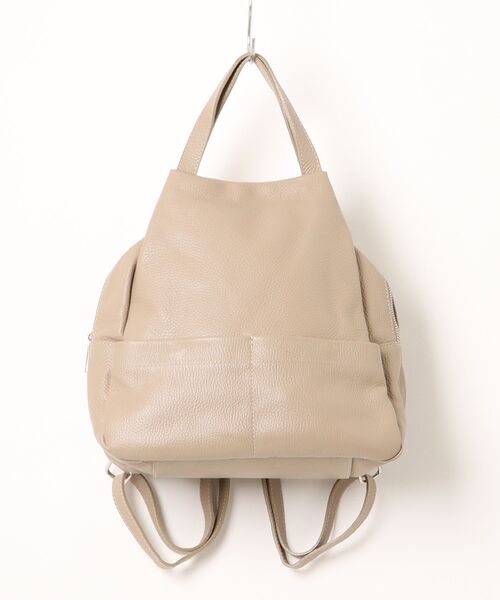 KATHARINE ROSS（キャサリンロス）の「【KATHARINE ROSS】【MILLELA FIRENZE】レザーリュック（バックパック/リュック・レディース・ブラック/ベージュ・MEDIUM）」の16枚目の写真