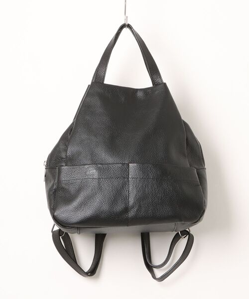 KATHARINE ROSS（キャサリンロス）の「【KATHARINE ROSS】【MILLELA FIRENZE】レザーリュック（バックパック/リュック・レディース・ブラック/ベージュ・MEDIUM）」の17枚目の写真