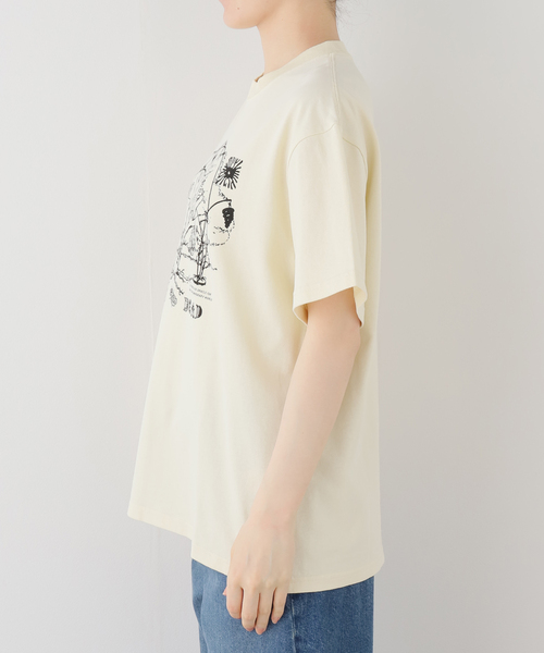 BRAIN DEAD（ブレインデット）の「【BRAIN DEAD/ブレインデッド】ORACLE T-SHIRT（Tシャツ/カットソー・レディース・アイボリー・MEDIUM/SMALL）」の7枚目の写真