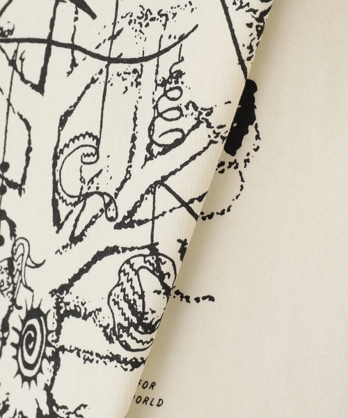 BRAIN DEAD（ブレインデット）の「【BRAIN DEAD/ブレインデッド】ORACLE T-SHIRT（Tシャツ/カットソー・レディース・アイボリー・MEDIUM/SMALL）」の4枚目の写真