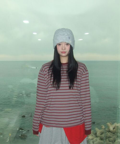 VANISHMENT（バニシュメント）の「Vintage long sleeve tee_wine（Tシャツ/カットソー・レディース・その他・FREE）」の5枚目の写真