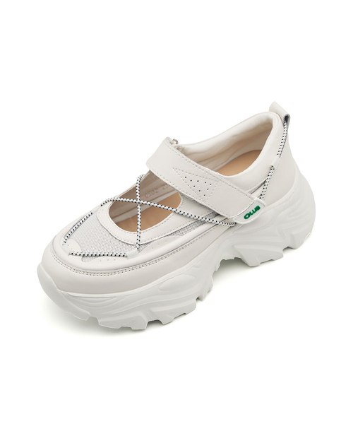 CLLIB(クリブ)の「ATYP SAIL スタンディングスニーカー 6.5CM-CL0502 (2カラー)(スニーカー・レディース・オフホワイト/クリアブラック/ホワイト・25cm/23cm/23.5cm/24cm/24.5cm)」の2枚目の写真