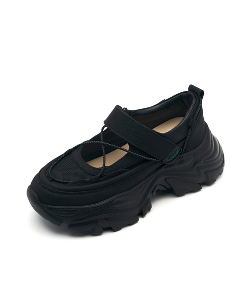 CLLIB(クリブ)の「ATYP SAIL スタンディングスニーカー 6.5CM-CL0502 (2カラー)(スニーカー・レディース・オフホワイト/クリアブラック/ホワイト・25cm/23cm/23.5cm/24cm/24.5cm)」の1枚目の写真