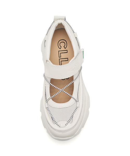 CLLIB(クリブ)の「ATYP SAIL スタンディングスニーカー 6.5CM-CL0502 (2カラー)(スニーカー・レディース・オフホワイト/クリアブラック/ホワイト・25cm/23cm/23.5cm/24cm/24.5cm)」の8枚目の写真