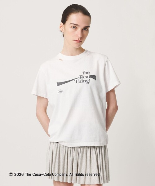 GOOD ROCK SPEED（グッドロックスピード）の「【別注】＜GOOD ROCK SPEED＞COKE ショートスリーブ Tシャツ（Tシャツ/カットソー・レディース・レッド/ホワイト・FREE）」の2枚目の写真