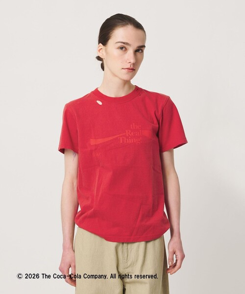 GOOD ROCK SPEED（グッドロックスピード）の「【別注】＜GOOD ROCK SPEED＞COKE ショートスリーブ Tシャツ（Tシャツ/カットソー・レディース・レッド/ホワイト・FREE）」の14枚目の写真