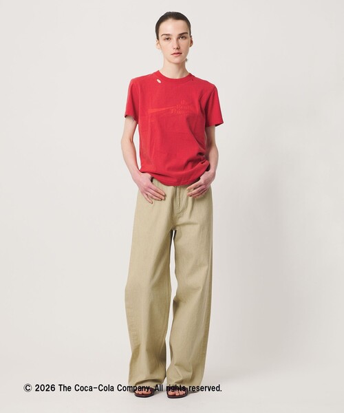 GOOD ROCK SPEED（グッドロックスピード）の「【別注】＜GOOD ROCK SPEED＞COKE ショートスリーブ Tシャツ（Tシャツ/カットソー・レディース・レッド/ホワイト・FREE）」の15枚目の写真