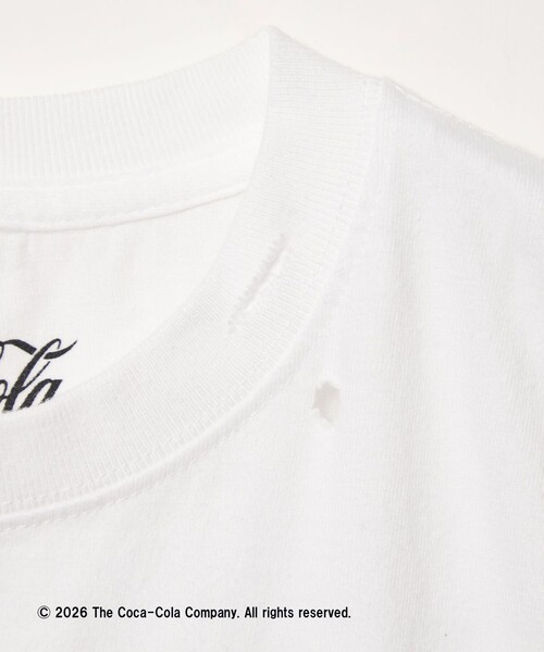 GOOD ROCK SPEED（グッドロックスピード）の「【別注】＜GOOD ROCK SPEED＞COKE ショートスリーブ Tシャツ（Tシャツ/カットソー・レディース・レッド/ホワイト・FREE）」の7枚目の写真