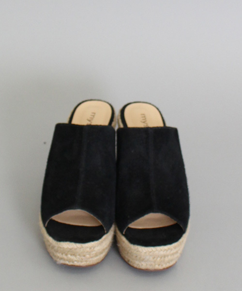 Stephanie(ステファニエ)の「【Stephanie】ウエッジソールサンダル(サンダル・レディース・レオパード/ピンク/ブラック・37/38/36)」の2枚目の写真