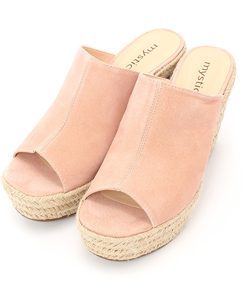 Stephanie(ステファニエ)の「【Stephanie】ウエッジソールサンダル(サンダル・レディース・レオパード/ピンク/ブラック・37/38/36)」の9枚目の写真