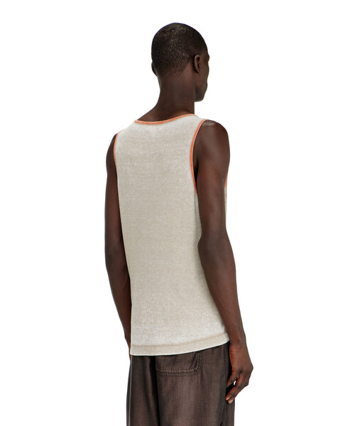 DIESEL（ディーゼル）の「メンズ スリーブレストップ T-HIRST（タンクトップ・メンズ・ベージュ系その他・LARGE/MEDIUM/SMALL/X-LARGE）」の3枚目の写真