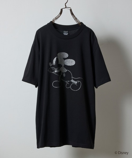 MICKEY MOUSE NN GLITTER PRINTED T-SHIRT | ナンバーナイン（NUMBER