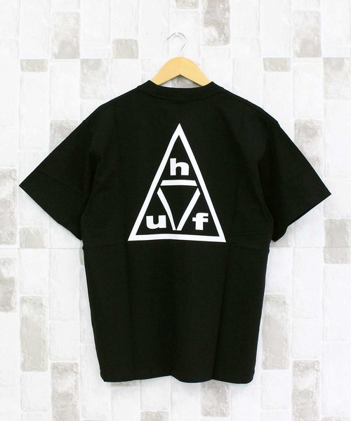 HUF(ハフ)の「トリプルトライアングル 半袖Tシャツ TRIPLE TRIANGLE SS TEE(Tシャツ/カットソー・メンズ・ホワイト×グレー/ブラック×ホワイト・M/L/XL)」の10枚目の写真