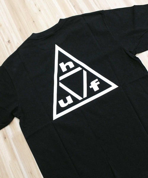 HUF(ハフ)の「トリプルトライアングル 半袖Tシャツ TRIPLE TRIANGLE SS TEE(Tシャツ/カットソー・メンズ・ホワイト×グレー/ブラック×ホワイト・M/L/XL)」の12枚目の写真