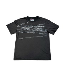 Never mind the XU | 【Never mind the XU】barbed wire destroyed T-shirts / 【ネバーマインド ザ エックスユー】有刺鉄線ダメージ半袖Tシャツ(Tシャツ/カットソー)