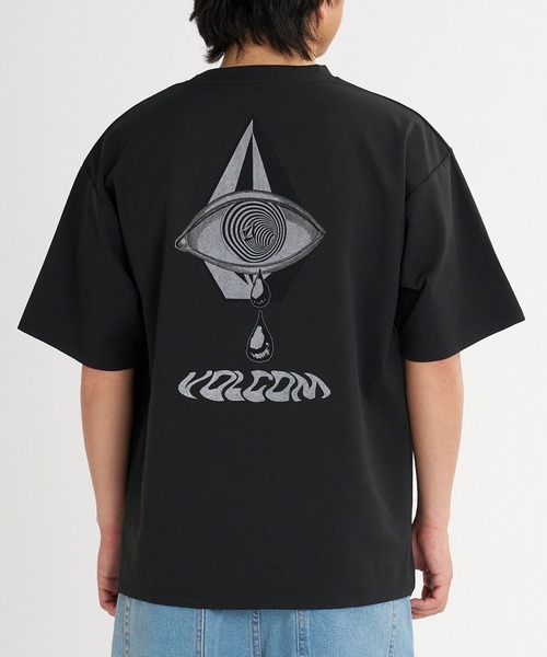 VOLCOM(ボルコム)の「VOLCOM メンズ SPIRITUAL STONE SS RASH TEE サーフTシャツ 【2026年夏モデル】(Tシャツ/カットソー・メンズ・ホワイト/ブラック/ライトグリーン・SMALL/MEDIUM/LARGE/X-LARGE/XX-LARGE)」の2枚目の写真