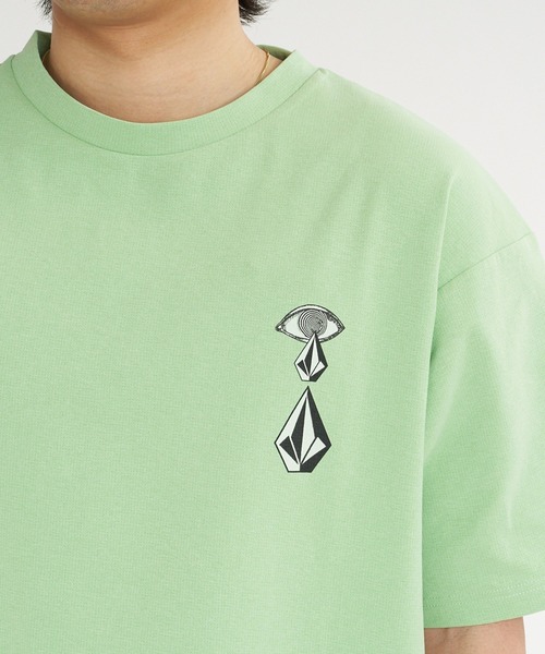 VOLCOM(ボルコム)の「VOLCOM メンズ SPIRITUAL STONE SS RASH TEE サーフTシャツ 【2026年夏モデル】(Tシャツ/カットソー・メンズ・ホワイト/ブラック/ライトグリーン・SMALL/MEDIUM/LARGE/X-LARGE/XX-LARGE)」の8枚目の写真