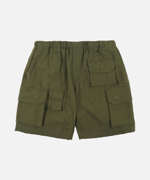 CANVAS MULTI POCKET SHORTS _ OLIVE