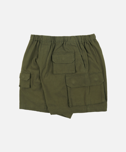 FRIZMWORKS(フリズムワークス)の「CANVAS MULTI POCKET SHORTS _ OLIVE(その他パンツ・メンズ・その他・SMALL/MEDIUM/LARGE/X-LARGE)」の2枚目の写真