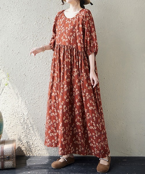 ONEP STAR(ワンピスター)の「多色展開×ギャザーウエストワンピース(ワンピース・レディース・J/D/E/F/G/H/I/A/B/C・FREE)」の21枚目の写真