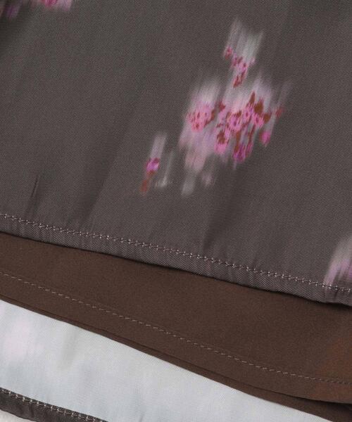 URBAN RESEARCH ROSSO WOMEN（アーバンリサーチ　ロッソ）の「ダークプリントイージーワイドパンツ（その他パンツ・レディース・ブラック/ブラウン・38/36）」の12枚目の写真