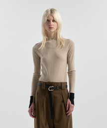 CINOH | 15.5 MICRON WOOL SOFT V-NECK KNIT(ニット/セーター)