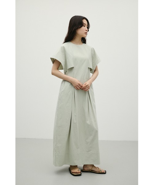 STYLEMIXER(スタイルミキサー)の「【美シルエットワンピ】パネルショルダータックワンピース(ワンピース・レディース・ホワイト/ミント/ネイビー・MEDIUM/SMALL)」の18枚目の写真
