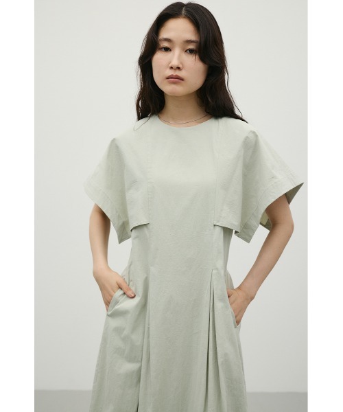 STYLEMIXER(スタイルミキサー)の「【美シルエットワンピ】パネルショルダータックワンピース(ワンピース・レディース・ホワイト/ミント/ネイビー・MEDIUM/SMALL)」の21枚目の写真