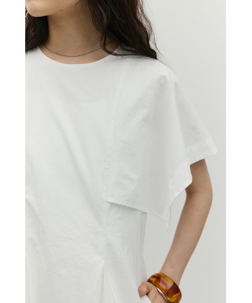 STYLEMIXER(スタイルミキサー)の「【美シルエットワンピ】パネルショルダータックワンピース(ワンピース・レディース・ホワイト/ミント/ネイビー・MEDIUM/SMALL)」の10枚目の写真